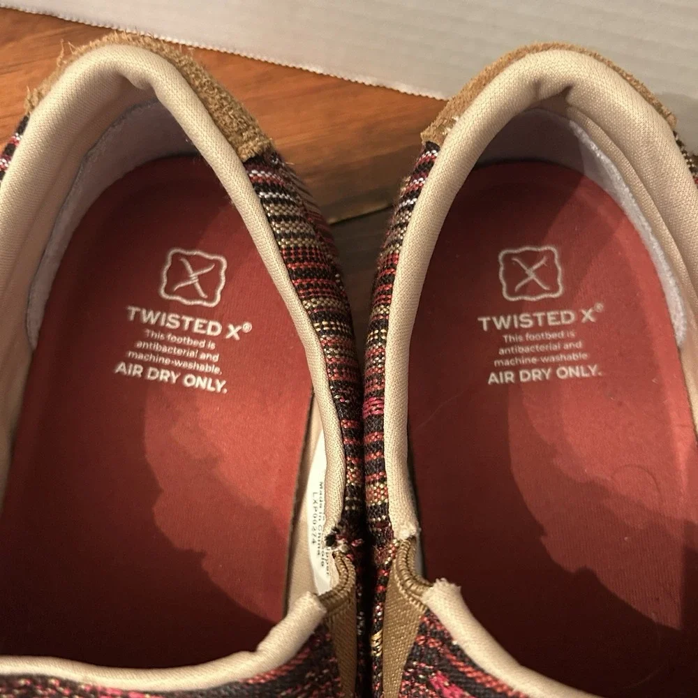 Twisted X Casual Shoes Slip On Loafers Men Size 8.5 M Comfortable Spring Summer